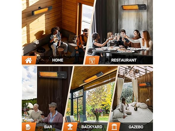 Powerscale 1500W Electric Patio Heater