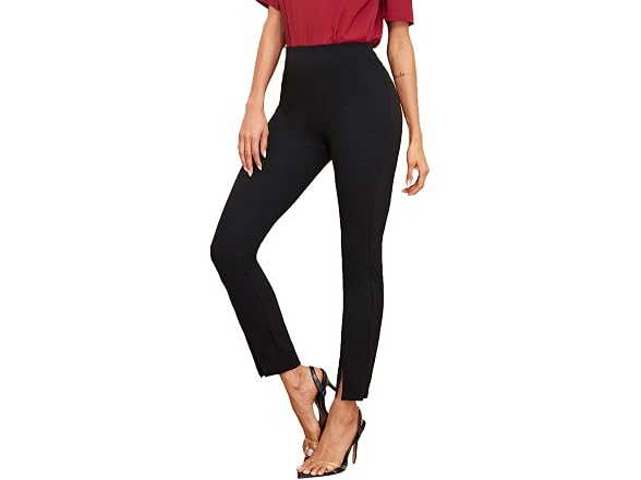 SweatyRocks Women (L) Elegant Elastic Waist Pants