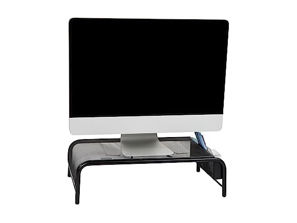Mind Reader Monitor Stand, Ventilated Laptop Riser