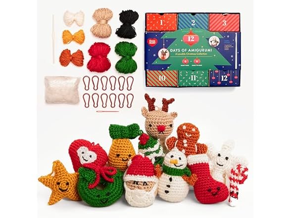 Red Heart Advent Calendar Multi Color Yarn
