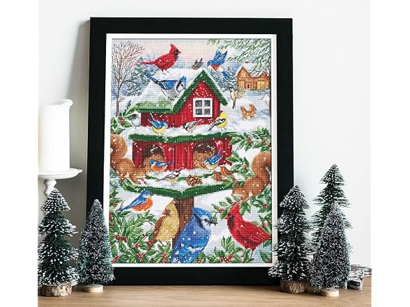 Luca-S Cross Stitch Kit Blissful Bird - Gallery 8