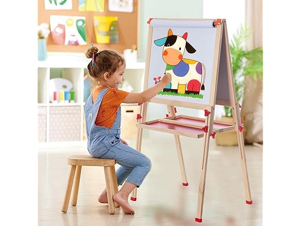 SketchNest Wooden Art Easel for Kids