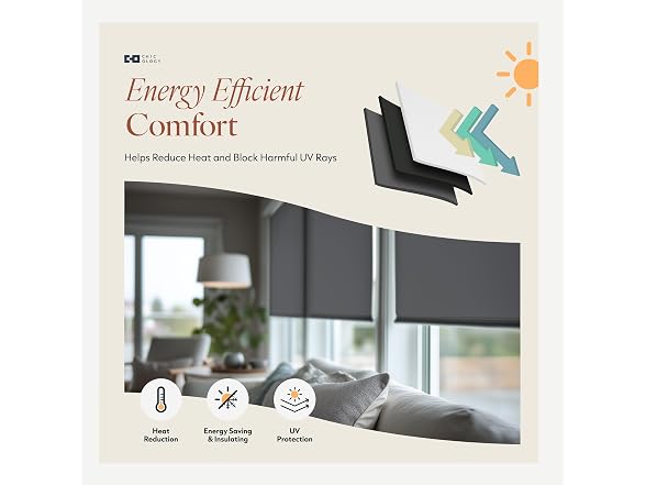 CHICOLOGY Cordless Roller Shades for Windows 67"W x 72"H