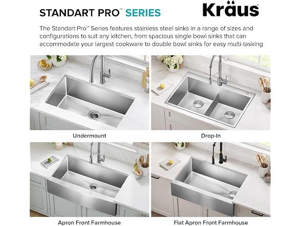 KRAUS Stainless Steel 30 in 16 Gauge