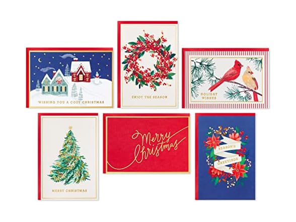 Hallmark Boxed Christmas Cards Assortment