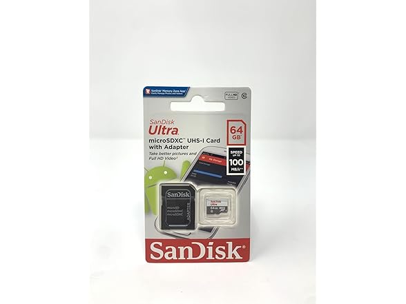 SanDisk Ultra 64GB microSDXC UHS-I Card