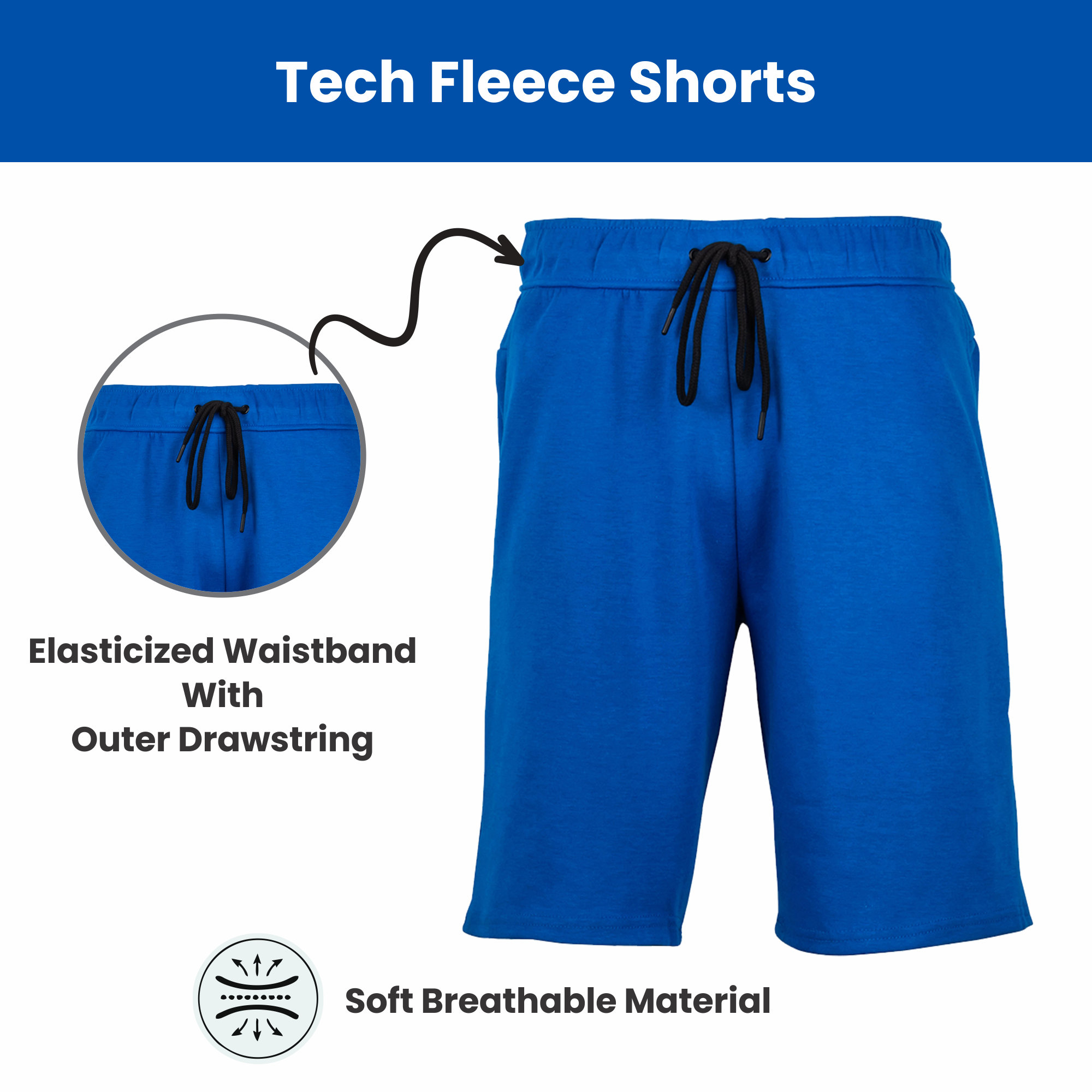 5Pk Womens Loose Fit T/F Active Shorts - Gallery 11