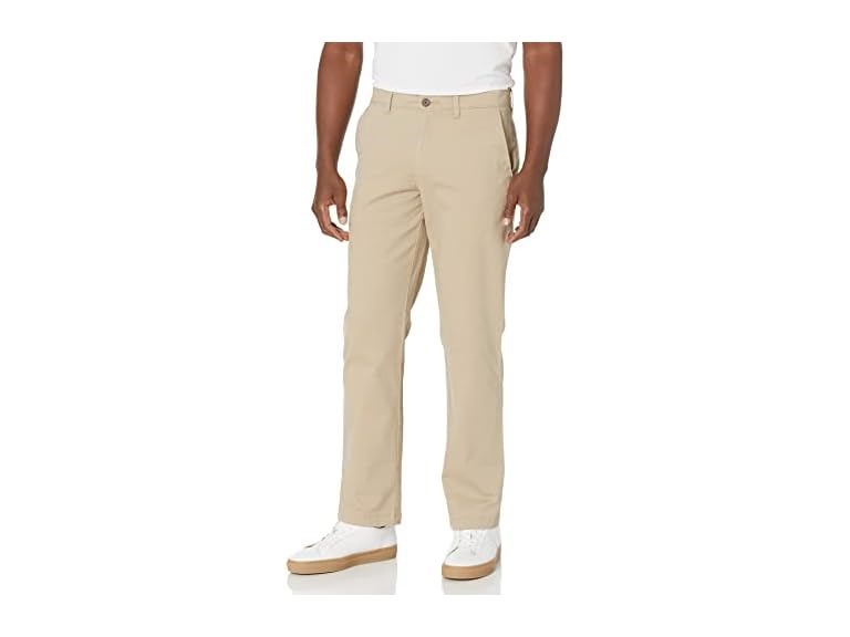 Amazon Essentials Mens Straight-Fit Casual Stretch Chino Pants, Dark Navy, 38W x 30L
