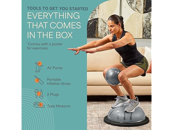 Lifepro Horizon Balance Ball Trainer - Silver