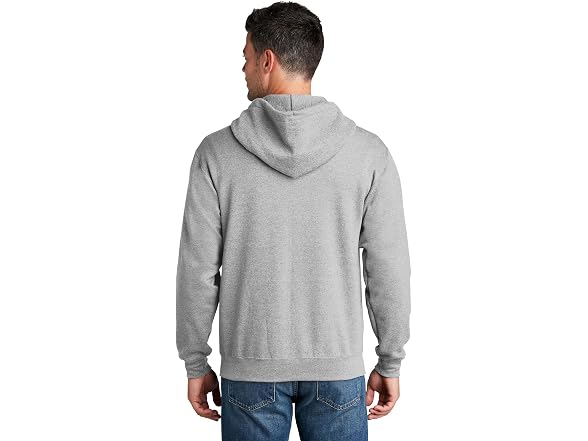 Port & Co Men (S) Core Fleece Full-zip Sweatshirt