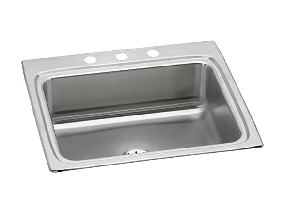 Elkay Single Bowl Top Mount Stainless with Perfect Drain