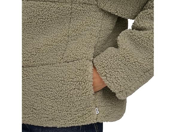 Levis Womens Patchwork Quilted Teddy Coat (S)