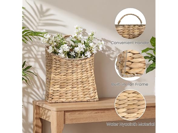 Woven Hanging Basket,Wicker Hanging