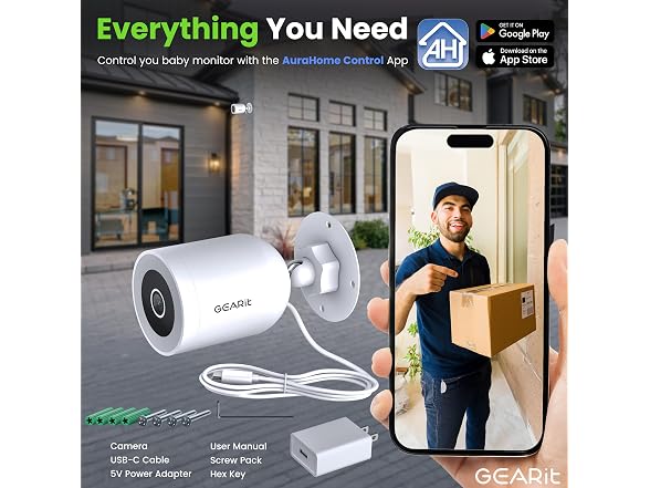 GEARit 2K Home Security Camera