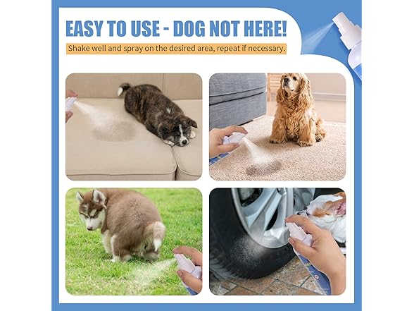 Dog Pee Deterrent Spray 8oz 2-Pack