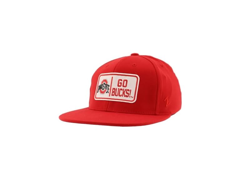 ZHATS Standard NCAA Officially Licensed Fitted Hat M15Z Defer , Medium,Ohio State Buckeyes