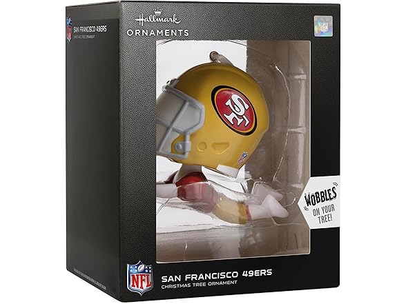 49ERS Christmas Ornament