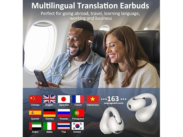 iAMJOY Open-Ear Language Translator