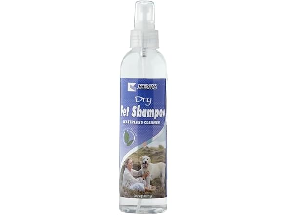 Kenic Refreshing Apple-Scented Pet Dry Pet Shampoo Spray