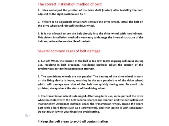 msspett 65345 Drive Belt