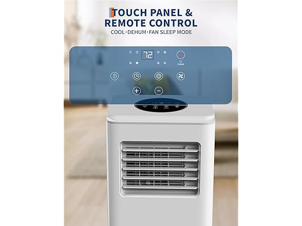 Vossfamul 10,000 BTU 450sqft  Portable AC