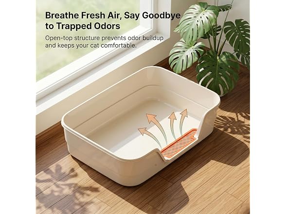 Suhaco Low Entry Litter Box