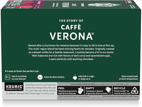 Starbucks Caffe Verona Coffee