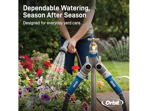 Orbit Elevated 2-Way Shut-Off Hose Y Adapter