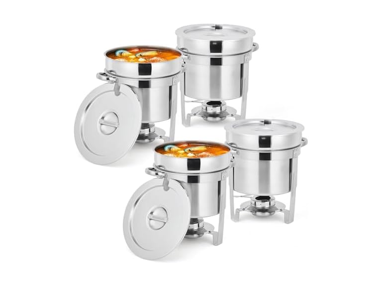 7QT Commercial-Grade Soup Chafer Set of 2