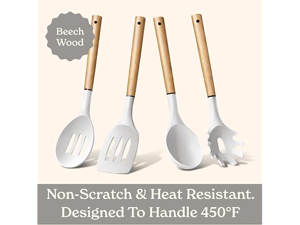 8-Piece Non Stick Silicone Utensil Set