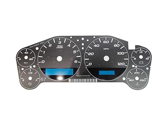 TAE Tanin Auto Electronix Custom Black Speedometer