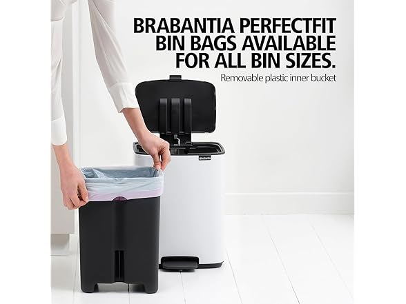 Brabantia Bo XS Step-On Trash Can | 1.1 Gal / 4L