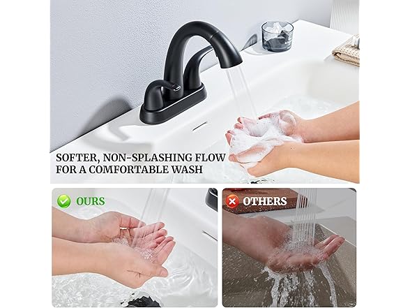 Matte Black Pull Down Faucet
