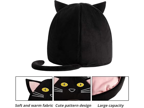 Hollypet Cozy Pet Bed Warm Cave Nest