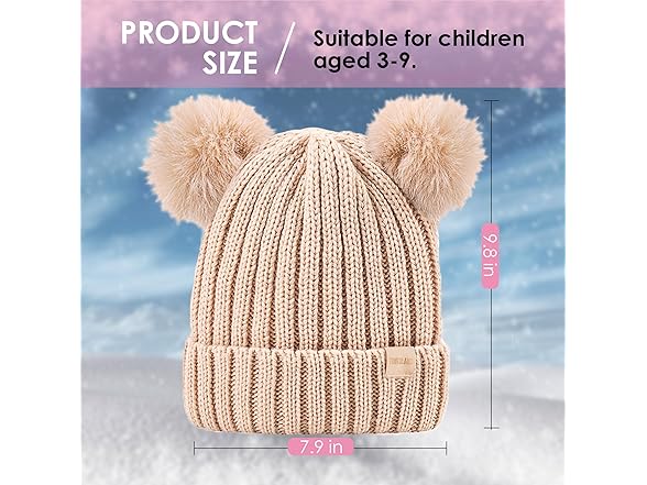 Kids Winter Beanie Hat