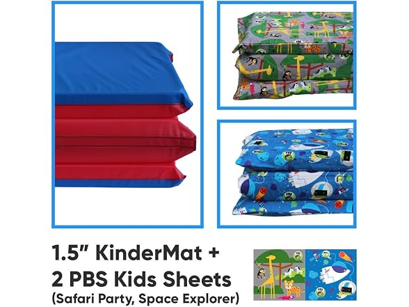 KinderMat 1.5" Thick + PBS Kids Adventure Space