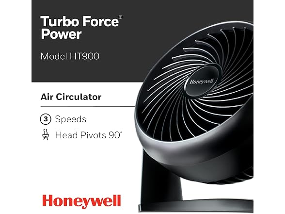 Honeywell HT-900 TurboForce Air Circulator Fan