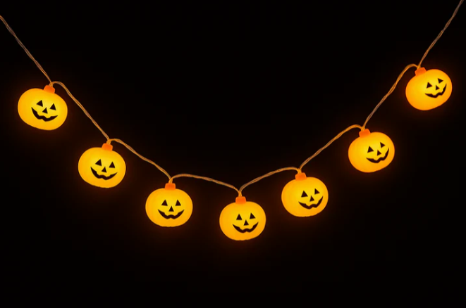 MQI 10 LED Pumpkin String Light - Gallery 4