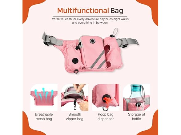 Mila & Winnie Hands Free Dog Leash