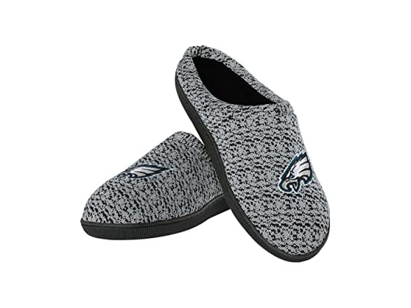 PHILADELPHIA EAGLES (7-8) Mens Poly Knit Cup Sole Slipper