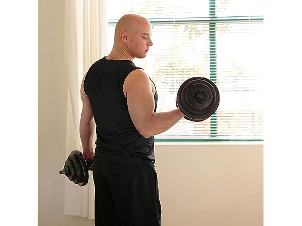 Sunny Health & Fitness Exercise Vinyl 40 Lb Set