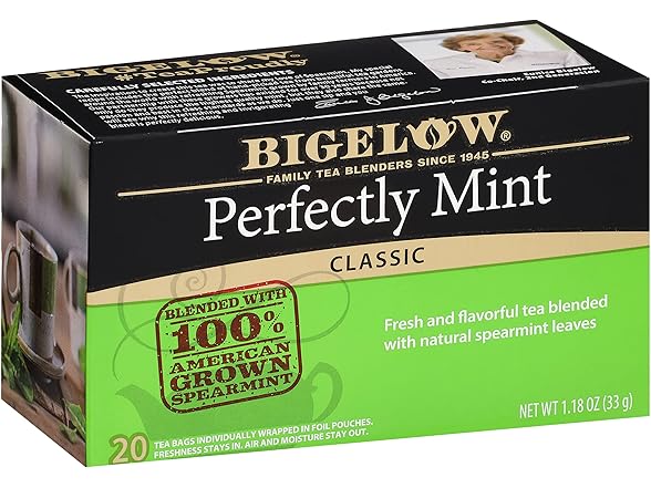 20CT Bigelow Tea Perfectly Mint Black Tea