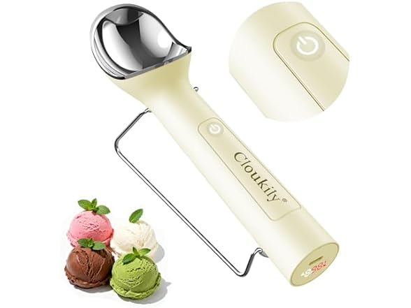 Cloukily Heated Ice Cream Scoop