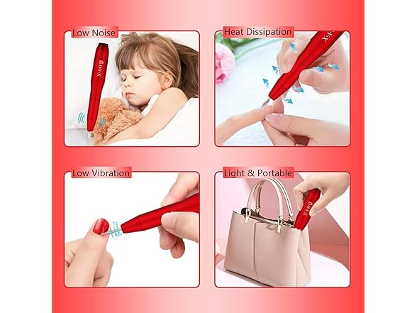 OVX Electric Nail Drill, Professional Portab