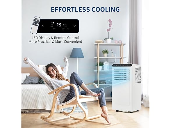 Vossfamul 10,000 BTU Portable Air Conditioner