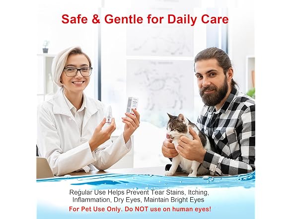 Hyaluronic Gel Eye Drops for Dogs & Cats