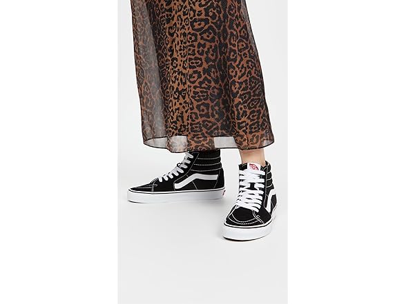 Vans Sk8 Hi Sneakers Black/White 10.5M