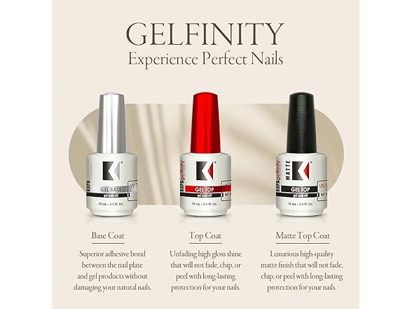 KUPA GelFinity - Soak Off Gel - Top Coat