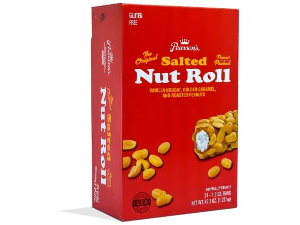 24PK Pearson's Original Salted Nut Roll | Peanut