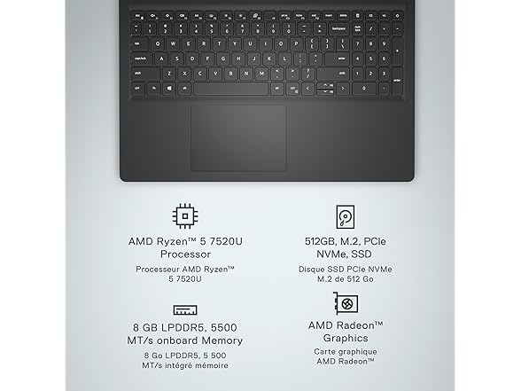 Dell Inspiron 3535 AMD Ryzen 5 15.6" Laptop